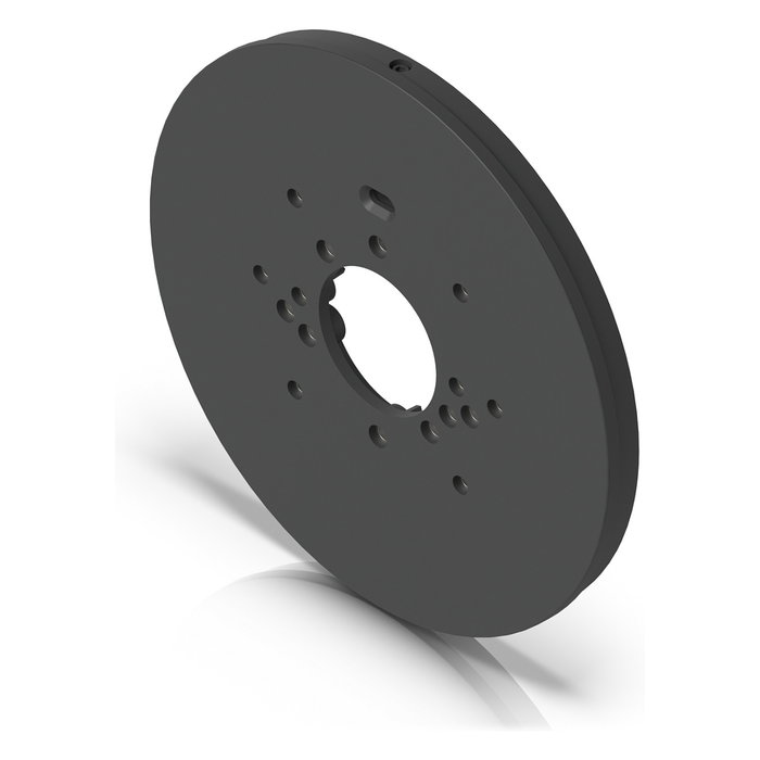 Ubiquiti UACC-GB-Plate-B Kit de Montaje Universal en Acero Inoxidable y Policarbonato Negro para Cámaras UVC-AI y UVC-G Series