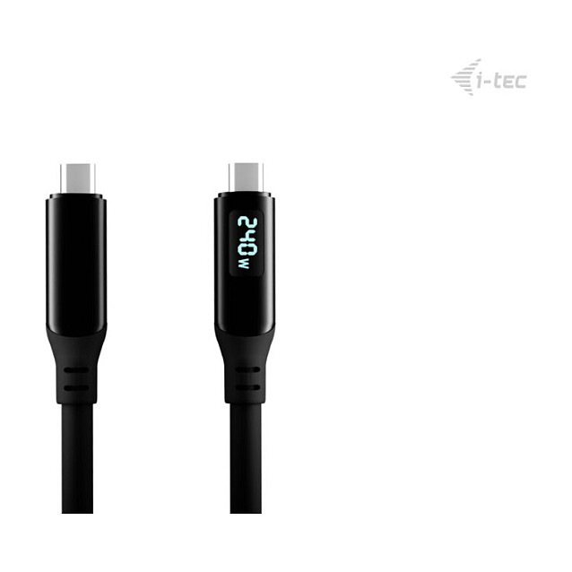 I-Tec Cable Thunderbolt 4/USB4 Class Pro con LCD 240W 40 Gbps 150 cm