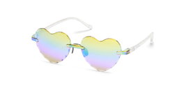 Skechers SE9095-5321U Gafas de sol para niños con cristal gris y detalle rosa