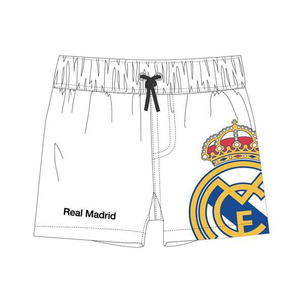 Real Madrid Bermuda Baño Niños Talla 8 Años Real Madrid Bermuda Baño Niños Talla 8 Años