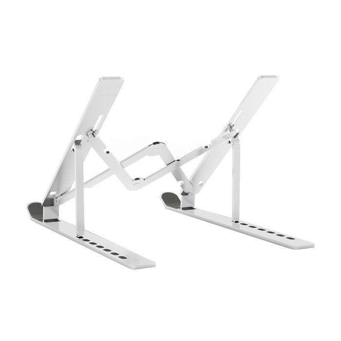 Aisens Soporte de Sobremesa Ajustable para Portátil y Tablet, Plata