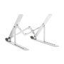 Aisens Soporte de Sobremesa Ajustable para Portátil y Tablet, Plata