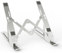 Aisens Soporte de Sobremesa Ajustable para Portátil y Tablet, Plata