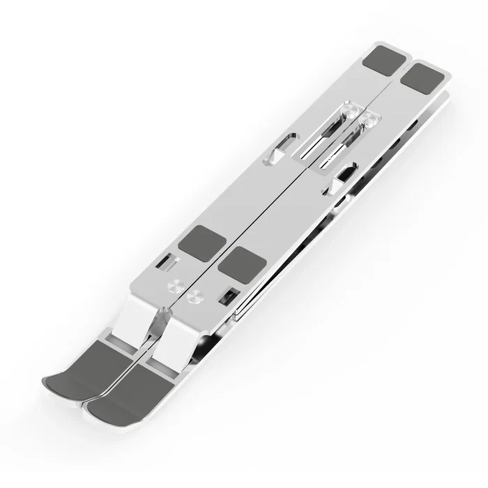Aisens Soporte de Sobremesa Ajustable para Portátil y Tablet, Plata