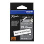 Brother HSe-251E Cinta de Tubo Termorretráctil Negro sobre Blanco 21mm
