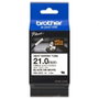 Brother HSe-251E Cinta de Tubo Termorretráctil Negro sobre Blanco 21mm