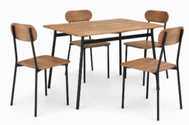 Moblekit Mesa de Comedor y Cocina SIGRID 110x70x75 cm