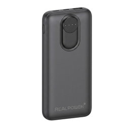 Realpower PB-20000 Pro, 20.000 mAh, 30W, Negro