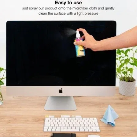 Tooq TQSC0016 Kit Limpiador de Pantallas Spray 150ml + Paño Microfibra