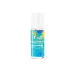 TooQ TQSC0016 Kit Spray Limpiador 150 ml sin Alcohol ni Amoniaco y Paño de Microfibra para Pantallas LCD/LED/TFT, Tablets y Smartphones