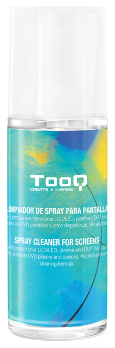 TOOQ Kit Limpiador de Pantallas 150ml con Paño de Microfibra