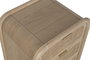 DKD Home Decor Mesita de Noche Abeto Ratán Natural