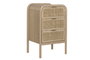 DKD Home Decor Mesita de Noche Abeto Ratán Natural