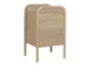 DKD Home Decor Mesita de Noche Abeto Ratán Natural