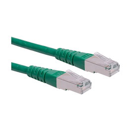 ROLINE Patchkabel Cat.6 Clase E S/FTP PiMF Verde 0,3m