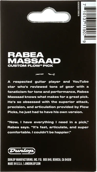 Dunlop Pack 6 Púas Signature Rabea Massaad Flow Standard