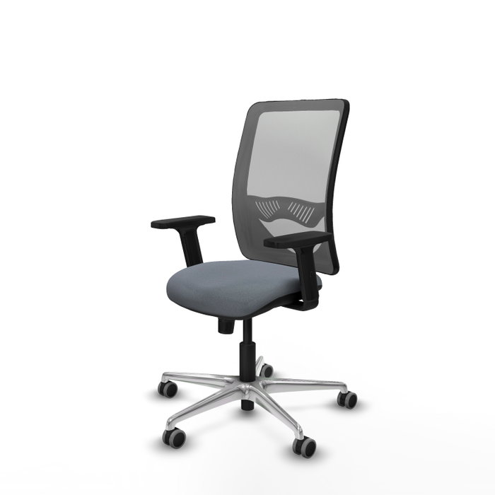 PIQUERAS Y CRESPO Silla de oficina Zulema Gris con Mecanismo Sincro PIQUERAS Y CRESPO Silla de oficina Zulema Gris con Mecanismo Sincro