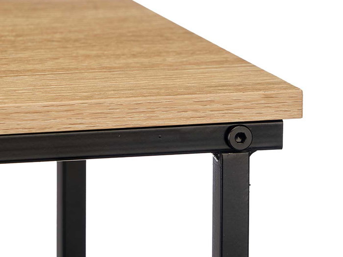 Giftdecor Mesa de Sofá de Madera Bambú 39x3,5x57 cm (Set de 4)