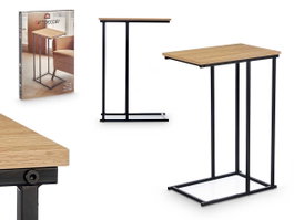 Giftdecor Mesa de Sofá de Madera Bambú 39x3,5x57 cm (Set de 4)