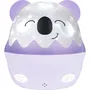 Bigben Interactive BIG1722427343201 Luz Nocturna Musical Inalámbrica Koala Proyección 360°, 13 Películas, 8 Melodías, Mando a Distancia, Batería USB-C
