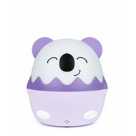 Bigben Interactive BIG1722427343201 Luz Nocturna Musical Inalámbrica Koala Proyección 360°, 13 Películas, 8 Melodías, Mando a Distancia, Batería USB-C