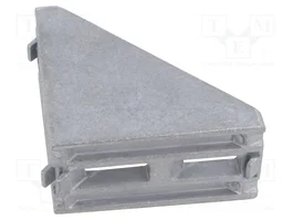 FATH Ángulo para perfiles de aluminio 76x38x76 mm