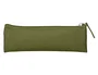 Liderpapel Estuche portatodo plano estrecho verde militar