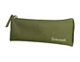 Liderpapel Estuche portatodo plano estrecho verde militar