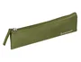 Liderpapel Estuche portatodo plano estrecho verde militar