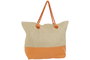 DKD Home Decor Bolso Mediterraneo Azul Naranja Fibra 54 x 39 x 15 cm (4 Unidades)