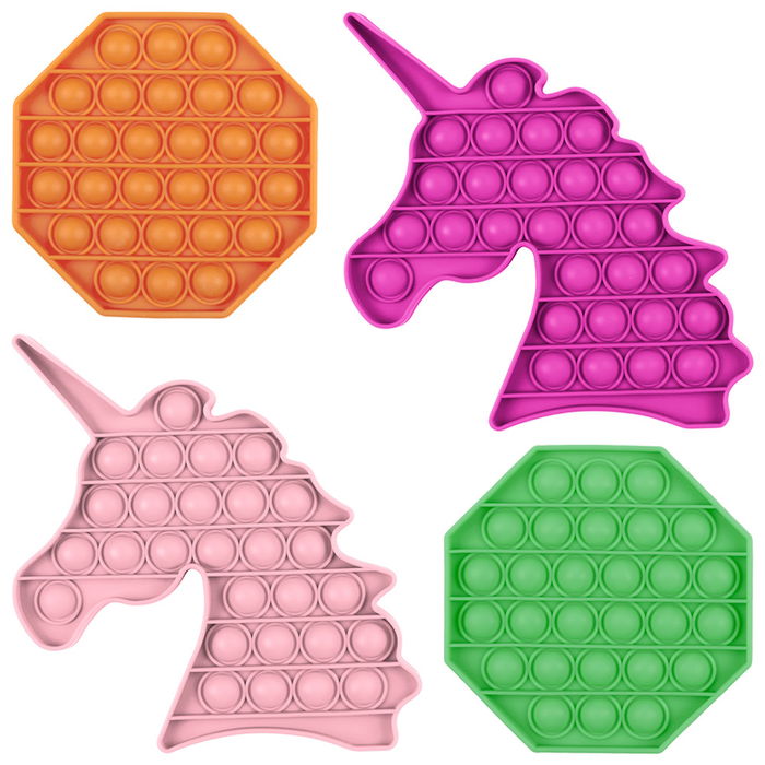 Jeux 2 momes Juguete Anti-Estrés Burbujas Modelos Surtidos Unicornio Hexágono para Niños