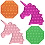 Jeux 2 momes Juguete Anti-Estrés Burbujas Modelos Surtidos Unicornio Hexágono para Niños