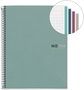 Miquelrius Cuaderno 100% Reciclado NB-4 A4 120 Hojas Cuadricula 5x5 Ecoazul 6083