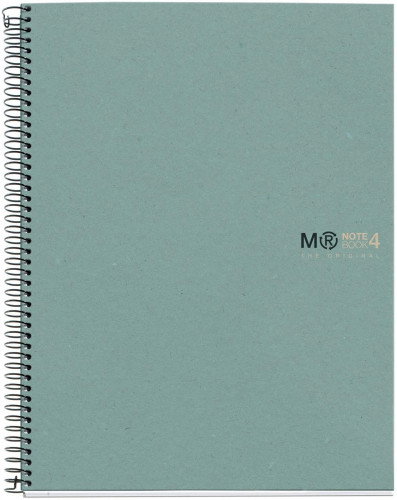 Miquelrius Cuaderno 100% Reciclado NB-4 A4 120 Hojas Cuadricula 5x5 Ecoazul 6083