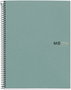 Miquelrius Cuaderno 100% Reciclado NB-4 A4 120 Hojas Cuadricula 5x5 Ecoazul 6083