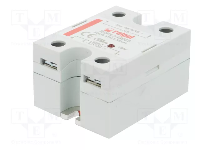 RELPOL RSR52-48D25 Relé semiconductor monofásico 25A 48-530VAC