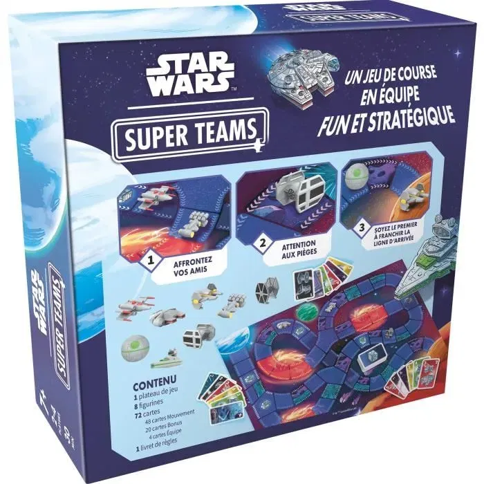 Asmodee ASM3558380126935 Caja de sobre de Star Wars Super Teams - Idioma francés