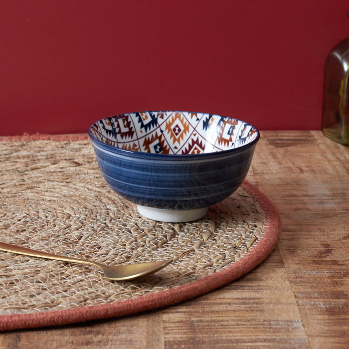 Home Deco Factory Bol Porcelana Mirage Colección Diámetro 12 cm Colores y Estampados Surtidos Home Deco Factory Bol Porcelana Mirage Colección Diámetro 12 cm Colores y Estampados Surtidos