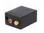LOGILINK CA0102 Conversor analógico a digital RCA a Toslink/Coaxial