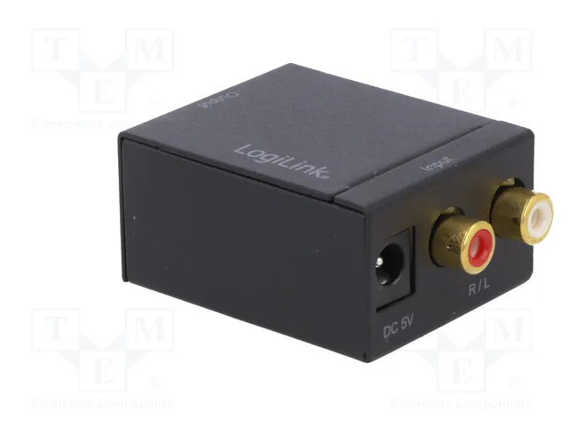 LOGILINK CA0102 Conversor analógico a digital RCA a Toslink/Coaxial
