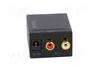 LOGILINK CA0102 Conversor analógico a digital RCA a Toslink/Coaxial