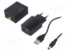 LOGILINK CA0102 Conversor analógico a digital RCA a Toslink/Coaxial