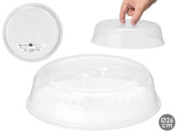 Kinvara Tapa Protector Microondas Transparente 25 x 25 x 6.5 cm (Set de 48)