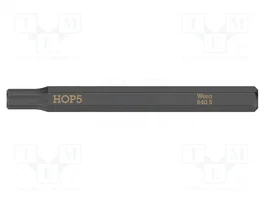WERA Punta de destornillador Hex Plus de 5 mm para percusión