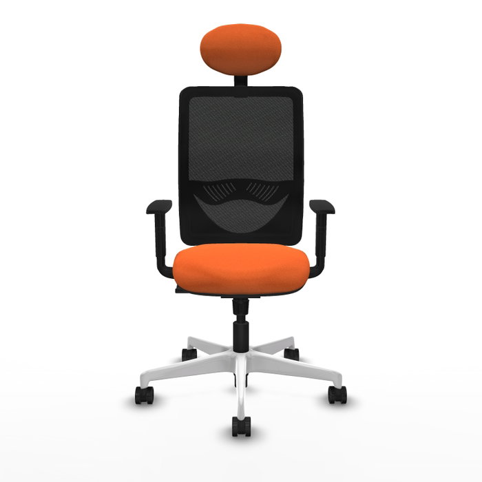 PIQUERAS Y CRESPO Silla de oficina Zulema Naranja y Negro PIQUERAS Y CRESPO Silla de oficina Zulema Naranja y Negro