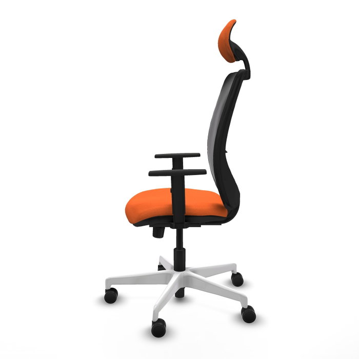 PIQUERAS Y CRESPO Silla de oficina Zulema Naranja y Negro PIQUERAS Y CRESPO Silla de oficina Zulema Naranja y Negro