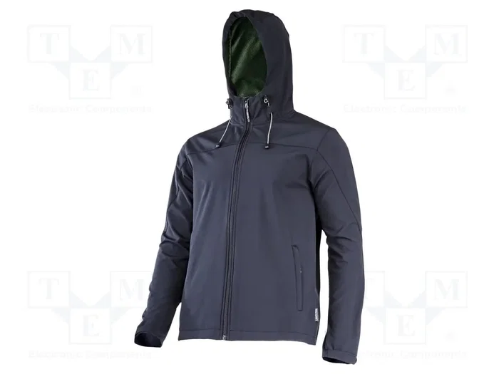 LAHTI PRO Blusa softshell con capucha, negro, XL LAHTI PRO Blusa softshell con capucha, negro, XL