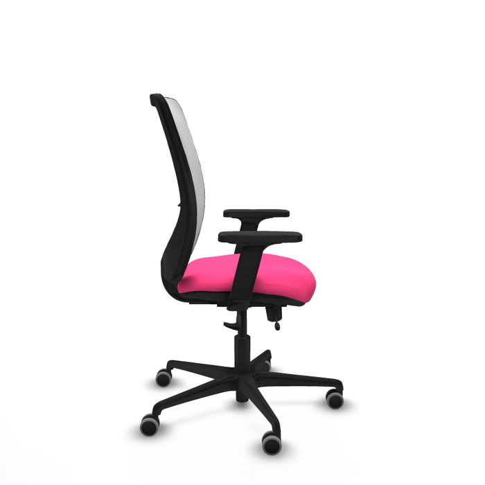 PIQUERAS Y CRESPO Silla de oficina Zulema Rosa y Blanco PIQUERAS Y CRESPO Silla de oficina Zulema Rosa y Blanco