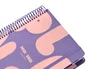 Antartik Agenda escolar 2025-2026 espiral día página A5 bilingüe morado colección Plans papel FSC 80gr