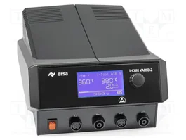 ERSA i-CON VARIO 2 MK2 Estación de Soldadura de Base ESD de 200W, 2 Canales